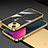 Funda Bumper Lujo Marco de Aluminio Carcasa A02 para Apple iPhone 13 Mini Oro