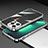 Funda Bumper Lujo Marco de Aluminio Carcasa A02 para Apple iPhone 13 Pro Max Plata