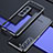 Funda Bumper Lujo Marco de Aluminio Carcasa A02 para Samsung Galaxy S22 Plus 5G Negro
