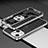 Funda Bumper Lujo Marco de Aluminio Carcasa A03 para Apple iPhone 13 Mini Plata