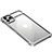 Funda Bumper Lujo Marco de Aluminio Carcasa F01 para Apple iPhone 11 Pro Max Plata