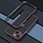 Funda Bumper Lujo Marco de Aluminio Carcasa JZ1 para Apple iPhone 13 Rojo y Negro