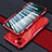 Funda Bumper Lujo Marco de Aluminio Carcasa LF1 para Apple iPhone 14 Plus Rojo
