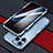 Funda Bumper Lujo Marco de Aluminio Carcasa LF1 para Apple iPhone 14 Pro Max Azul