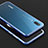 Funda Bumper Lujo Marco de Aluminio Carcasa M01 para Huawei P20 Azul