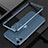 Funda Bumper Lujo Marco de Aluminio Carcasa N01 para Apple iPhone 12 Mini Azul