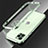 Funda Bumper Lujo Marco de Aluminio Carcasa N01 para Apple iPhone 12 Pro Menta Verde