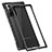 Funda Bumper Lujo Marco de Aluminio Carcasa N01 para Samsung Galaxy Note 20 Ultra 5G Negro