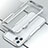 Funda Bumper Lujo Marco de Aluminio Carcasa para Apple iPhone 11 Pro Max Plata