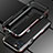 Funda Bumper Lujo Marco de Aluminio Carcasa para Apple iPhone 11 Pro Max Rojo y Negro