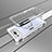 Funda Bumper Lujo Marco de Aluminio Carcasa para Asus ROG Phone 6 Pro Plata