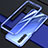 Funda Bumper Lujo Marco de Aluminio Carcasa para Realme X50 5G Azul