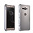 Funda Bumper Lujo Marco de Aluminio Carcasa para Sony Xperia XZ2 Compact Plata