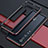 Funda Bumper Lujo Marco de Aluminio Carcasa para Xiaomi Mi 10 Rojo y Negro