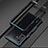 Funda Bumper Lujo Marco de Aluminio Carcasa para Xiaomi Poco F4 GT 5G Azul y Negro