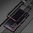 Funda Bumper Lujo Marco de Aluminio Carcasa para Xiaomi Poco F4 GT 5G Rojo y Negro