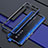 Funda Bumper Lujo Marco de Aluminio Carcasa para Xiaomi Redmi K20 Pro Azul y Negro
