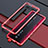 Funda Bumper Lujo Marco de Aluminio Carcasa para Xiaomi Redmi K20 Rojo