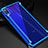 Funda Bumper Lujo Marco de Aluminio Carcasa para Xiaomi Redmi Note 7 Pro Azul