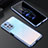Funda Bumper Lujo Marco de Aluminio Carcasa S01 para Xiaomi Mi 11i 5G (2022) Plata y Azul