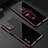 Funda Bumper Lujo Marco de Aluminio Carcasa S01 para Xiaomi Redmi Note 11 Pro+ Plus 5G Rojo y Negro