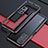 Funda Bumper Lujo Marco de Aluminio Carcasa S02 para Xiaomi Redmi Note 11 5G Rojo y Negro