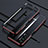 Funda Bumper Lujo Marco de Aluminio Carcasa T01 para Huawei Honor 20S Rojo y Negro