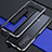 Funda Bumper Lujo Marco de Aluminio Carcasa T01 para Huawei Honor X10 5G Plata y Negro