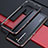 Funda Bumper Lujo Marco de Aluminio Carcasa T01 para Huawei P40 Lite 5G Rojo y Negro