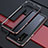 Funda Bumper Lujo Marco de Aluminio Carcasa T01 para Huawei P40 Rojo