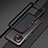 Funda Bumper Lujo Marco de Aluminio Carcasa T01 para Xiaomi Mi 11 5G Rojo