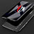 Funda Bumper Lujo Marco de Aluminio Carcasa T02 para Huawei P20 Pro Plata y Negro