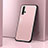 Funda Bumper Lujo Marco de Aluminio Carcasa T03 para Huawei Nova 5 Pro Oro Rosa