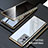 Funda Bumper Lujo Marco de Aluminio Espejo 360 Grados Carcasa LK1 para Samsung Galaxy Note 20 Ultra 5G Oro
