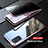 Funda Bumper Lujo Marco de Aluminio Espejo 360 Grados Carcasa LK1 para Samsung Galaxy S20 Plus 5G Oro Rosa