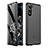 Funda Bumper Lujo Marco de Aluminio Espejo 360 Grados Carcasa LK1 para Samsung Galaxy S22 5G Negro