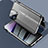 Funda Bumper Lujo Marco de Aluminio Espejo 360 Grados Carcasa LK3 para Apple iPhone 14 Pro Max Negro