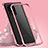 Funda Bumper Lujo Marco de Aluminio Espejo 360 Grados Carcasa LK3 para Samsung Galaxy S20 Ultra 5G Oro Rosa