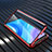 Funda Bumper Lujo Marco de Aluminio Espejo 360 Grados Carcasa M01 para Huawei Enjoy 10 Plus Rojo