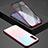 Funda Bumper Lujo Marco de Aluminio Espejo 360 Grados Carcasa M01 para Huawei Mate 40 Lite 5G Rojo