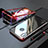 Funda Bumper Lujo Marco de Aluminio Espejo 360 Grados Carcasa M01 para Huawei P Smart+ Plus Rojo