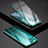Funda Bumper Lujo Marco de Aluminio Espejo 360 Grados Carcasa M01 para Huawei P40 Lite Verde