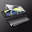 Funda Bumper Lujo Marco de Aluminio Espejo 360 Grados Carcasa M01 para Samsung Galaxy A80 Negro