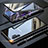 Funda Bumper Lujo Marco de Aluminio Espejo 360 Grados Carcasa M01 para Samsung Galaxy Note 10 Plus Negro