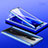 Funda Bumper Lujo Marco de Aluminio Espejo 360 Grados Carcasa M01 para Xiaomi Redmi K20 Azul
