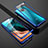 Funda Bumper Lujo Marco de Aluminio Espejo 360 Grados Carcasa M01 para Xiaomi Redmi K30 Pro Zoom Azul