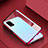Funda Bumper Lujo Marco de Aluminio Espejo 360 Grados Carcasa M02 para Huawei Honor View 30 5G Rojo