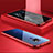 Funda Bumper Lujo Marco de Aluminio Espejo 360 Grados Carcasa M02 para Huawei Mate 30 Lite Rojo