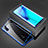 Funda Bumper Lujo Marco de Aluminio Espejo 360 Grados Carcasa M02 para Huawei Mate 40 Lite 5G Azul