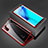 Funda Bumper Lujo Marco de Aluminio Espejo 360 Grados Carcasa M02 para Huawei Mate 40 Lite 5G Rojo